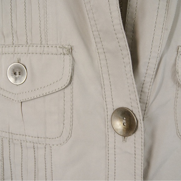 Gerard Darel Light Grey Button Up Blazer Jacket - Picture 2 of 3